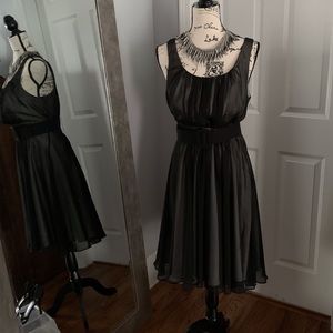 White House Black Market Belted Dress Size 10